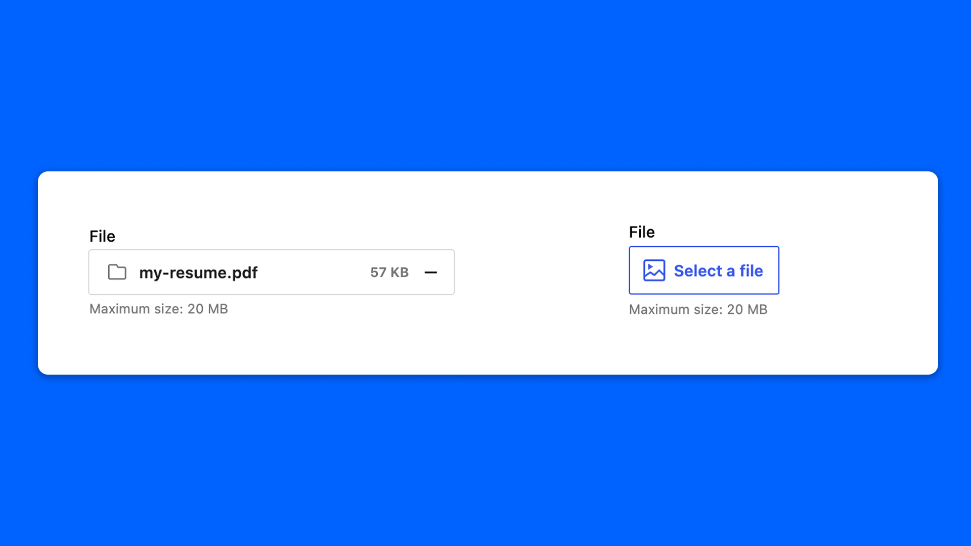 The field file in Modern Fields